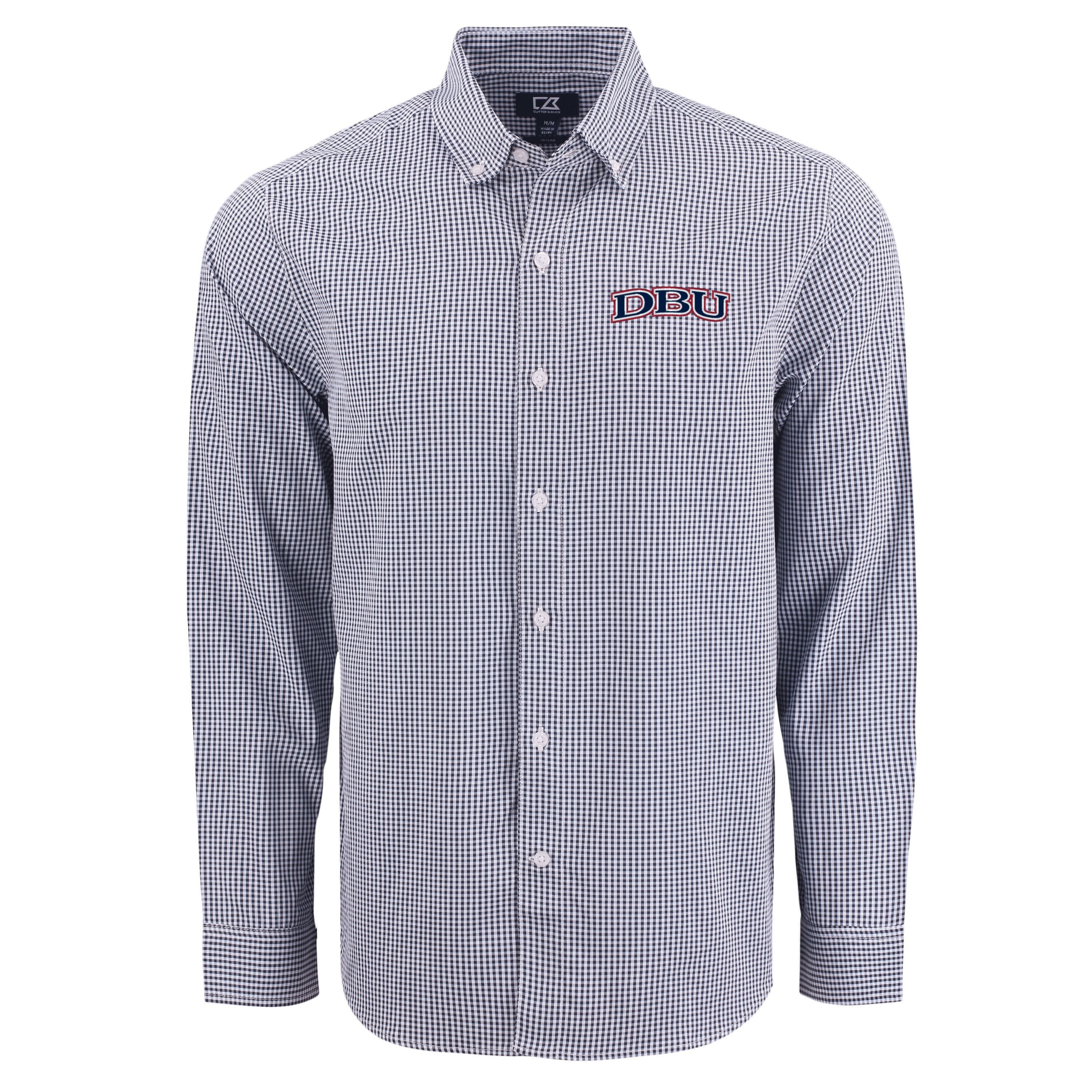 Skyline Eco Gingham Big & Tall Long Sleeve Dress Shirt