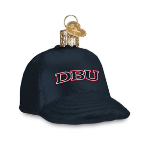 DBU Baseball Cap Ornament, Navy