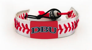 Baseball Seam Bracelet, White/Red