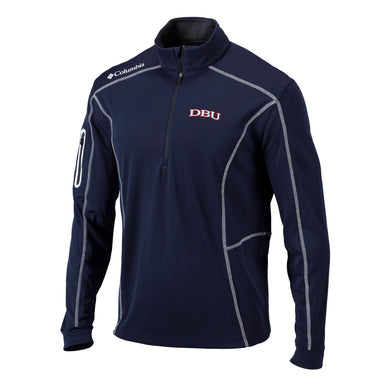 COLUMBIA Omni Wick Shotgun 1/4 Zip Pullover, Navy