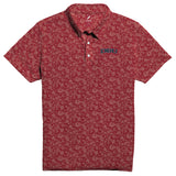 Floral Saturday Polo |  Red