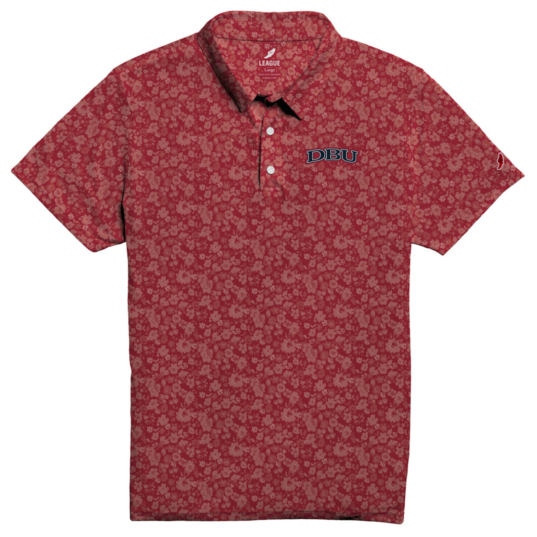 Floral Saturday Polo, Red