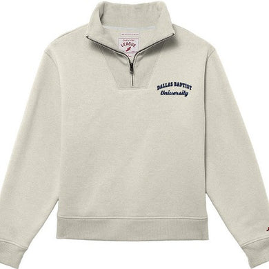 1991 Ladies Brushed 80/20 Quarter Zip | Oatmeal