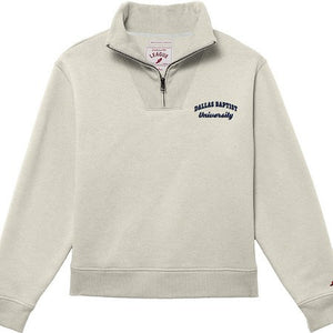 1991 Ladies Brushed 80/20 Quarter Zip | Oatmeal