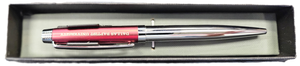 LXG Slim Chrome Pen, Red