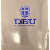 2 pocket laminated folder |  Grey