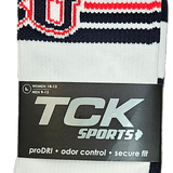 Varsity Crew Sock | Navy/White/Red (Size L)