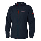 Ladies Prodigy Full Zip Windbreaker | Navy / Intense Red