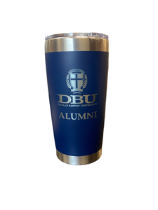 20oz Stainless Steel Tumbler, ALUMNI, Navy