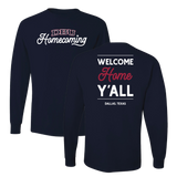 Homecoming Long Sleeve Tee |  Navy