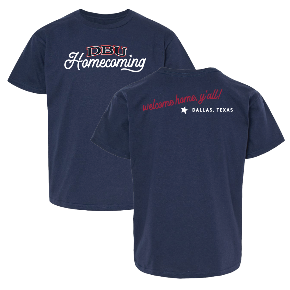 Youth Homecoming '24 Tee, Navy