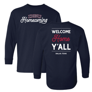 Youth Homecoming '24 Long Sleeve Tee, Navy