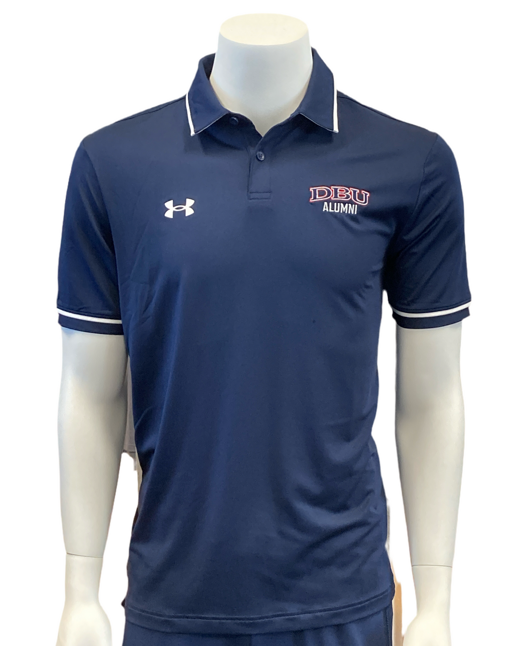 UA Alumni Tipped Polo, Navy