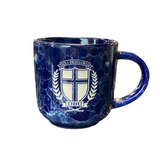 Etched Natural Mug |  Cobalt