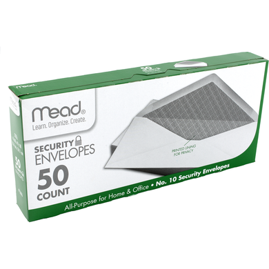 Security Envelope 50Ct Box