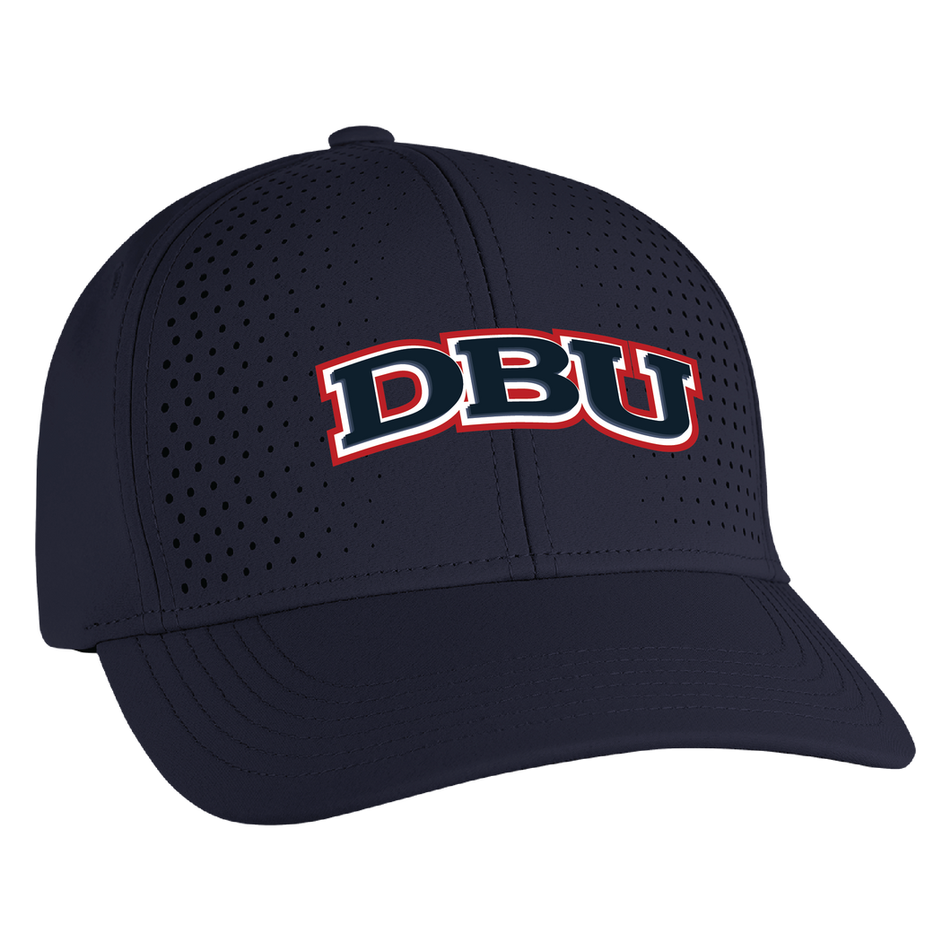 Airflow Laser Front Panel Structured Classic Fit Cap, Navy