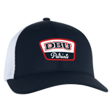 Hugo Structured Solid Nylon Spandex Classic Stretch Fit Cap |  Navy