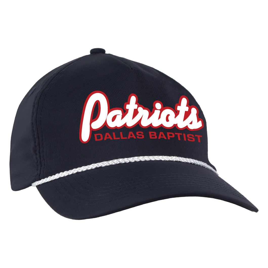 Alto Structured Classic 5-Panel Tech Fabric Cap, Navy