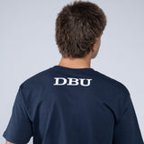 Throwback Stack Tee | Alumni | Navy