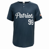 Adult Sublimated Baseball Jersey |  Navy