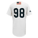 Youth Sublimated Baseball Jersey |  White