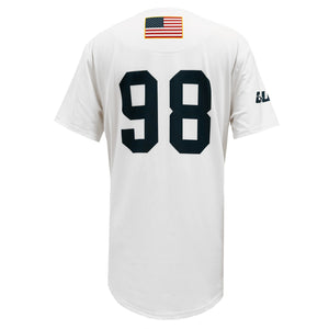 Youth Sublimated Baseball Jersey, White