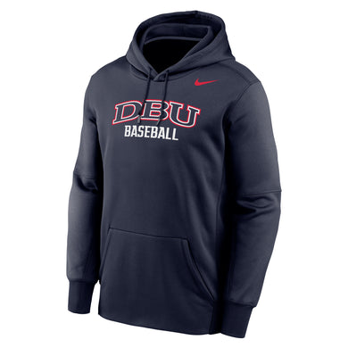 Therma Pullover Baseball Hoodie, Navy