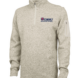 Men's Heather Fleece 1/4 Zip Pullover |  Oatmeal