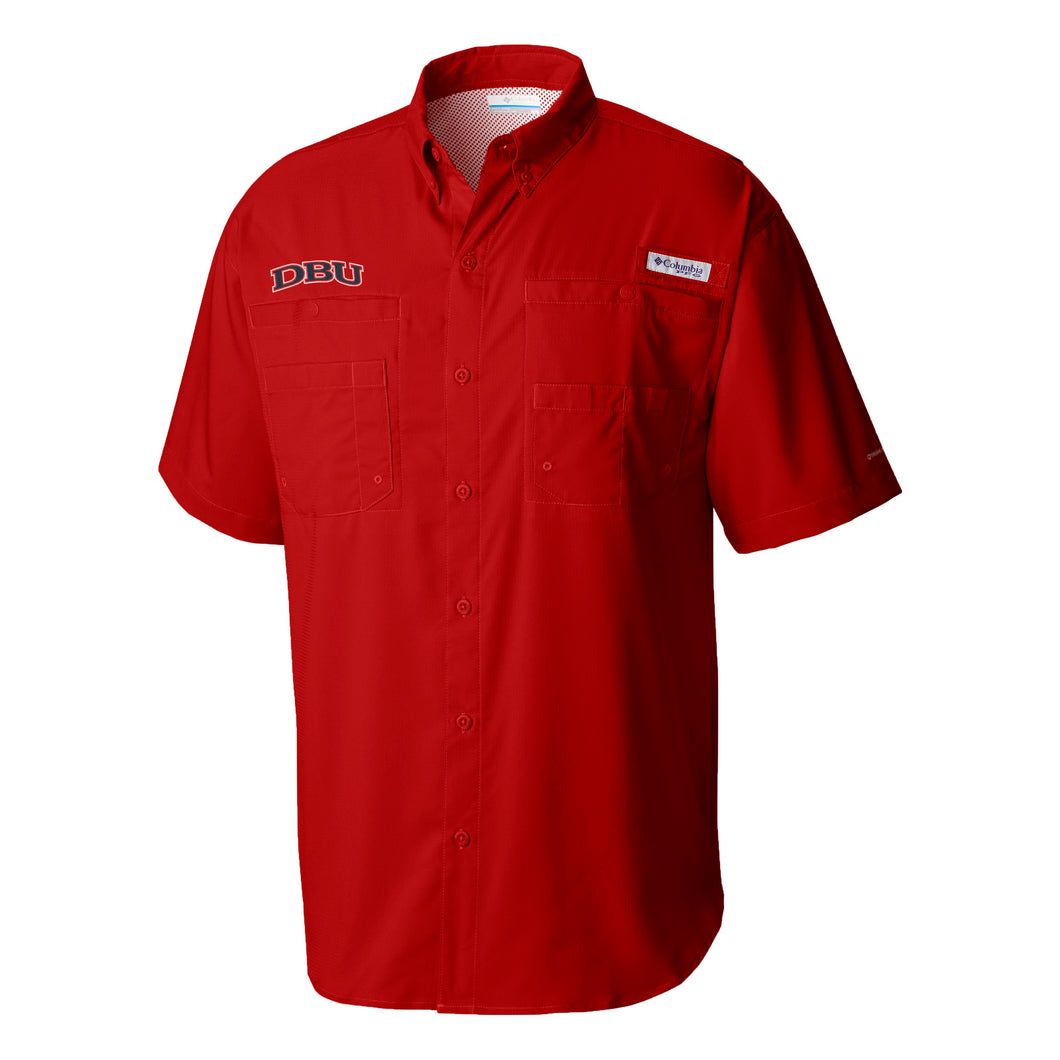 Tamiami Short Sleeve by Columbia, Intense Red