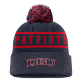 Peak Stripe Beanie | Navy/Red