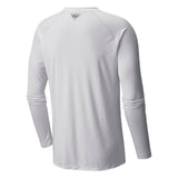 Columbia Omni Shade Terminal Tackle Long Sleeve Tee |  White