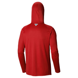 COLUMBIA Omni Shade Terminal Tackle Hood, Intense Red