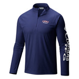 Columbia Omni Shade Terminal Tackle 1/4 |  Collegiate Navy
