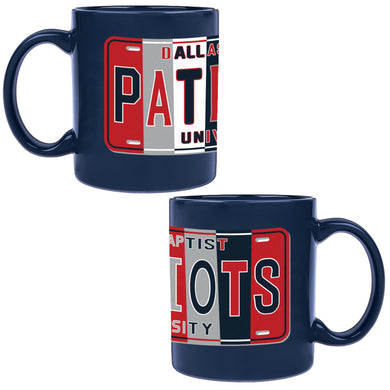 Liberty Cafe Mug, License Plate Design