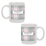 Liberty Cafe Mug |  Plaid Design