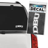 Color Shock Decal | DBU White Letters