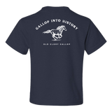 Youth Old Glory Gallop Soft Style Tee |  Navy