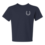 Youth Old Glory Gallop Soft Style Tee |  Navy