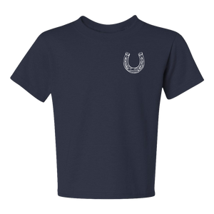 Youth Old Glory Gallop Soft Style Tee, Navy