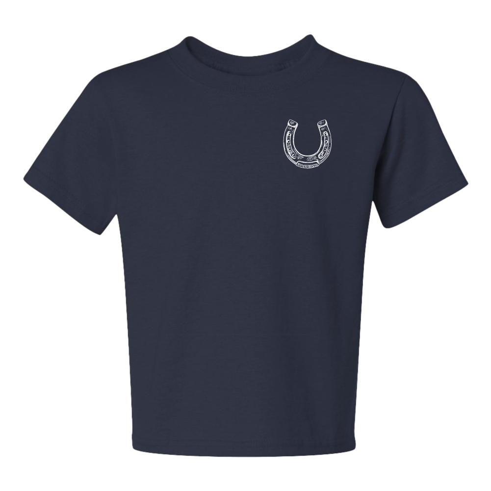 Youth Old Glory Gallop Soft Style Tee, Navy