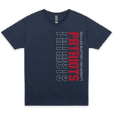 Vertical Patriots Tee | Shale Blue Heather