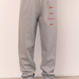 Brushed French Terry Tapered Jogger | Heather Grey