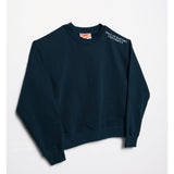 Brushed French Terry Crew | Midnight Navy
