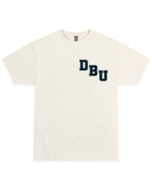 Varsity Initial Tee | Vintage White