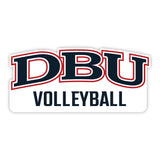 DBU Volleyball Decal