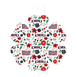 Blue Moon Round Sticker |  Floral