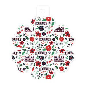 Blue Moon Round Sticker, Floral