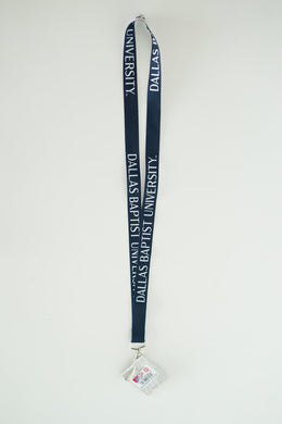 Neil Recycled Lanyard, Navy