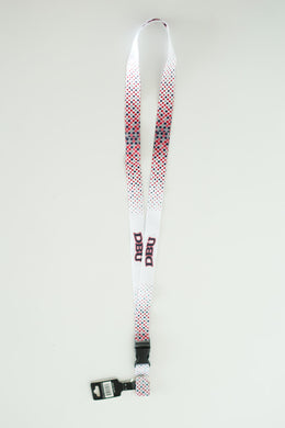 Jardine Sublimated Lanyard, White