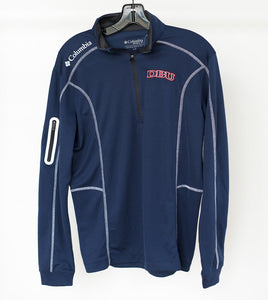 Columbia DBU LS Omni-wick Shotgun 1/2 Zip, Collegiate Navy